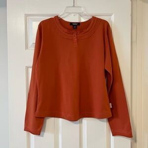 Woolrich Orange Long Sleeve Top